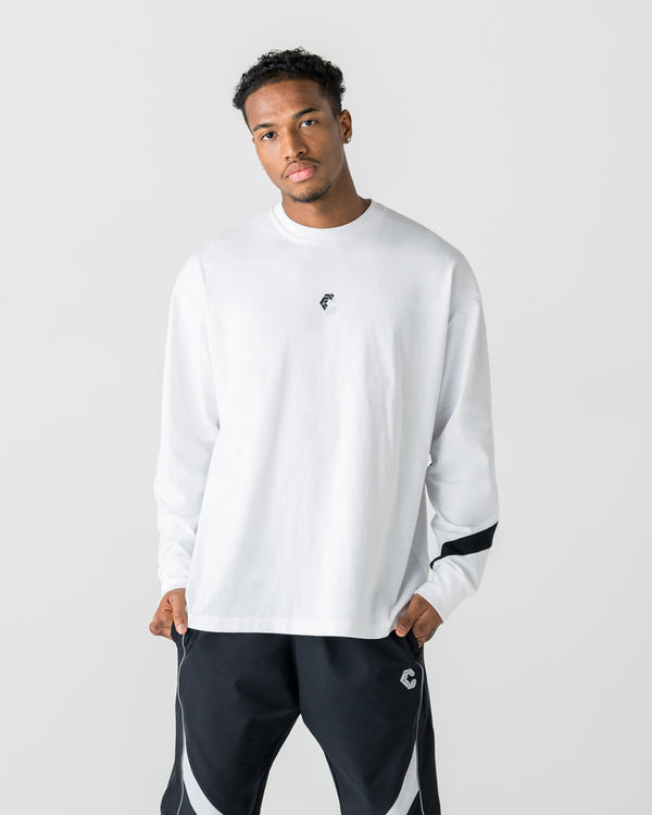 CRONOS LONG-LASTING FLEX L/L TEE【WHITE】