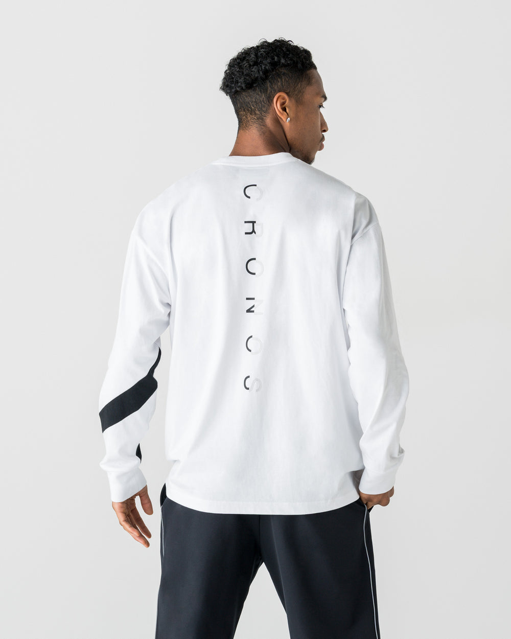 CRONOS LONG-LASTING FLEX L/L TEE【WHITE】