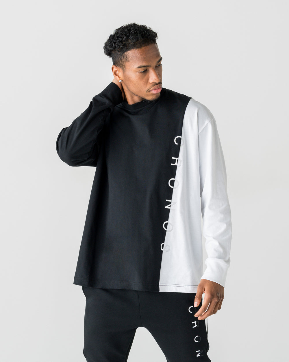 CRONOS TONE SWITCH L/L TEE【BLACK】