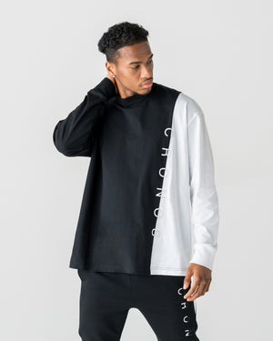 CRONOS TONE SWITCH L/L TEE【BLACK】