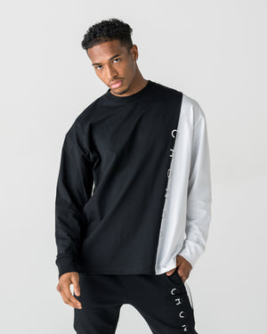 CRONOS TONE SWITCH L/L TEE【BLACK】