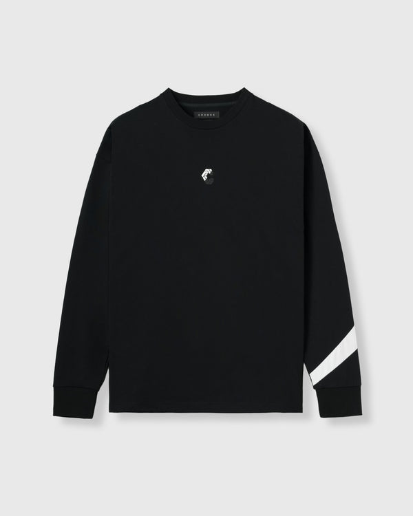 CRONOS LONG-LASTING FLEX L/L TEE【BLACK】