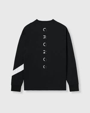 CRONOS LONG-LASTING FLEX L/L TEE【BLACK】
