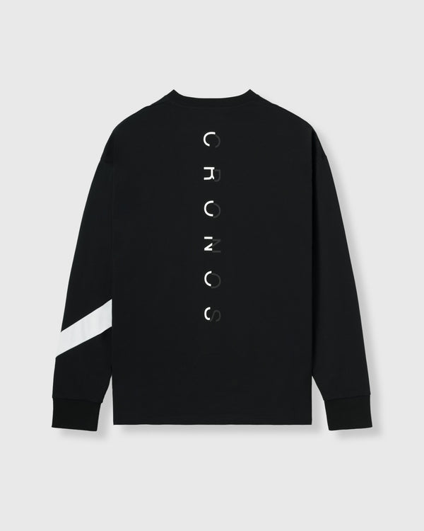 CRONOS LONG-LASTING FLEX L/L TEE【BLACK】