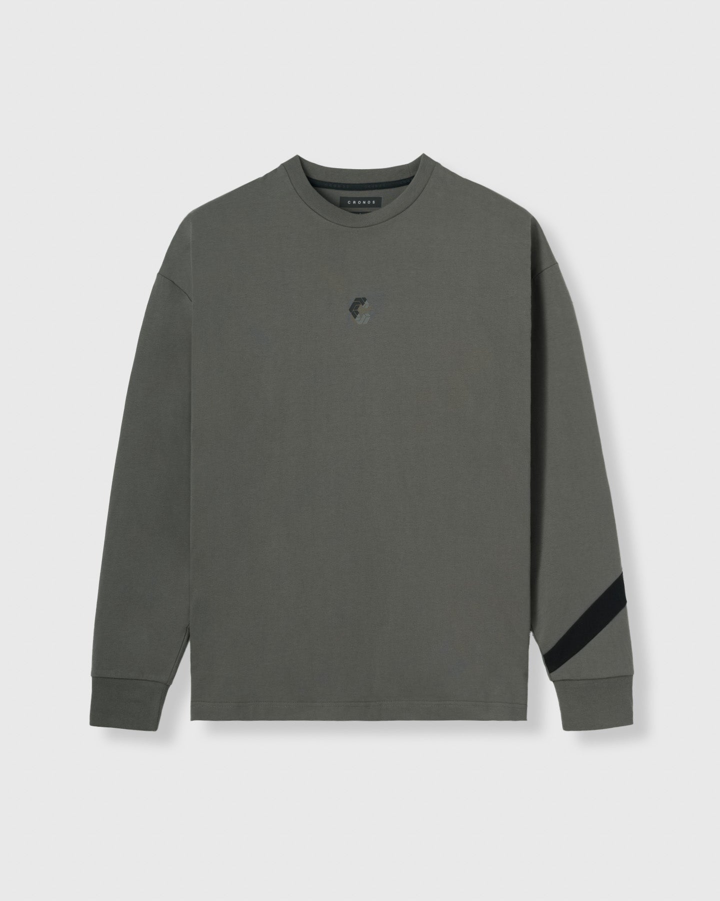 CRONOS LONG-LASTING FLEX L/L TEE【D.GRAY】