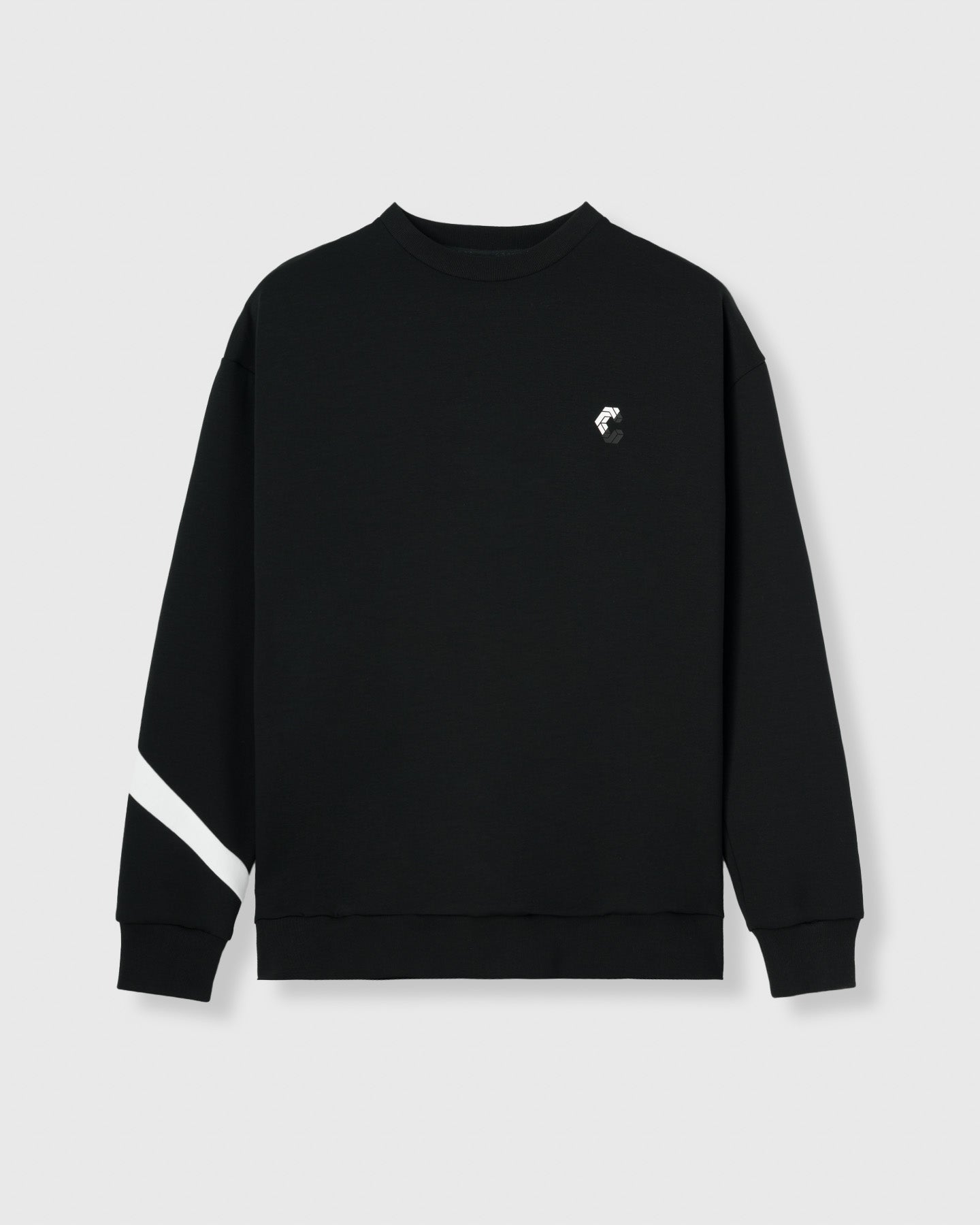 CRONOS LIGHTWEIGHT HYBRID L/S TEE【BLACK】