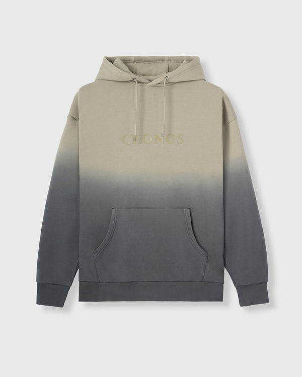 CRONOS  GRADATION HOODIE【GREIGE】