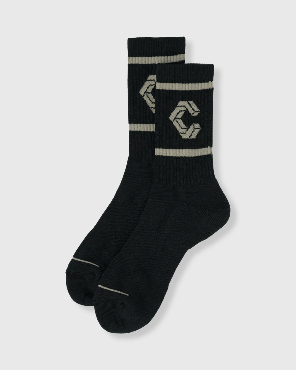 CRONOS Jacquard Comfort Socks【GREIGE】