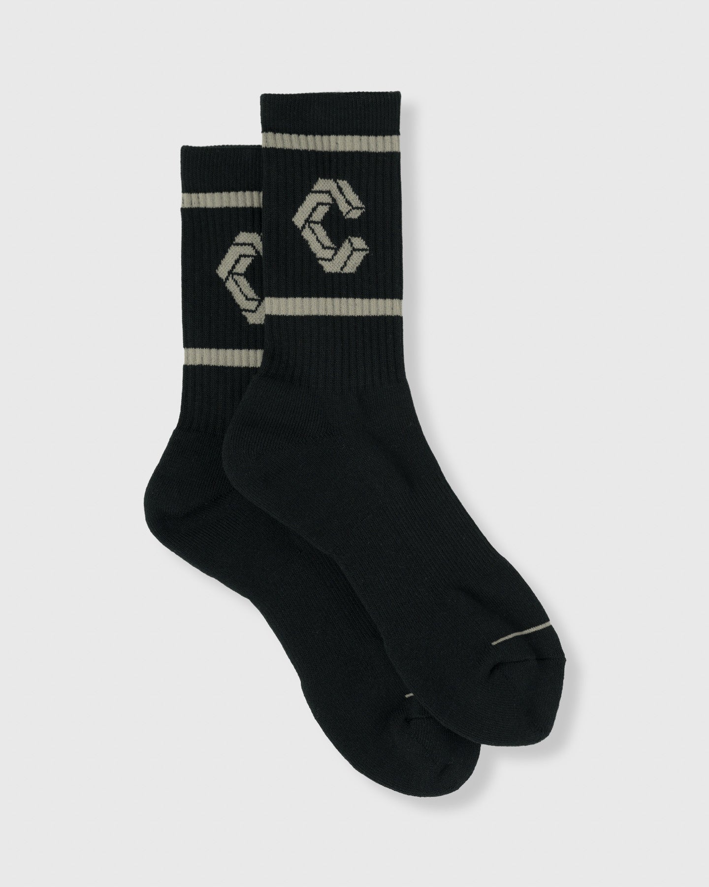 CRONOS Jacquard Comfort Socks【GREIGE】