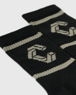 CRONOS Jacquard Comfort Socks【GREIGE】