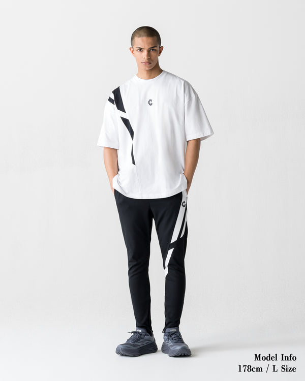 CRONOS ACTIVE FLOW OVERSIZE S/S TEE【WHITE】