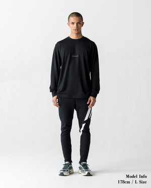 CRONOS ACTIVE FLOW SKINNY PANTS【BLACK】