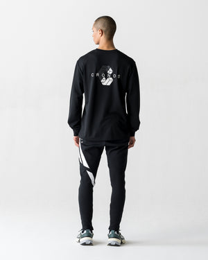 CRONOS ACTIVE FLOW SKINNY PANTS【BLACK】