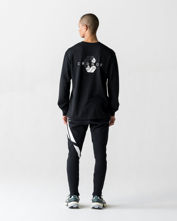 CRONOS ACTIVE FLOW SKINNY PANTS【BLACK】