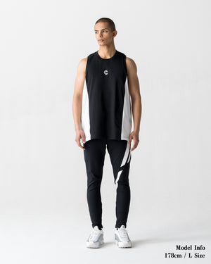 CRONOS SPLIT  LOGO SLEEVELESS【BLACK】