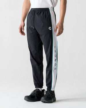 CRONOS VISION PIPING PANTS [BLACK×WHITE]