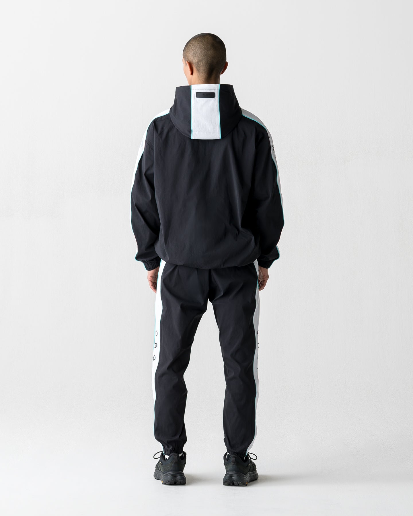 CRONOS VISION PIPING PANTS【BLACK×WHITE】