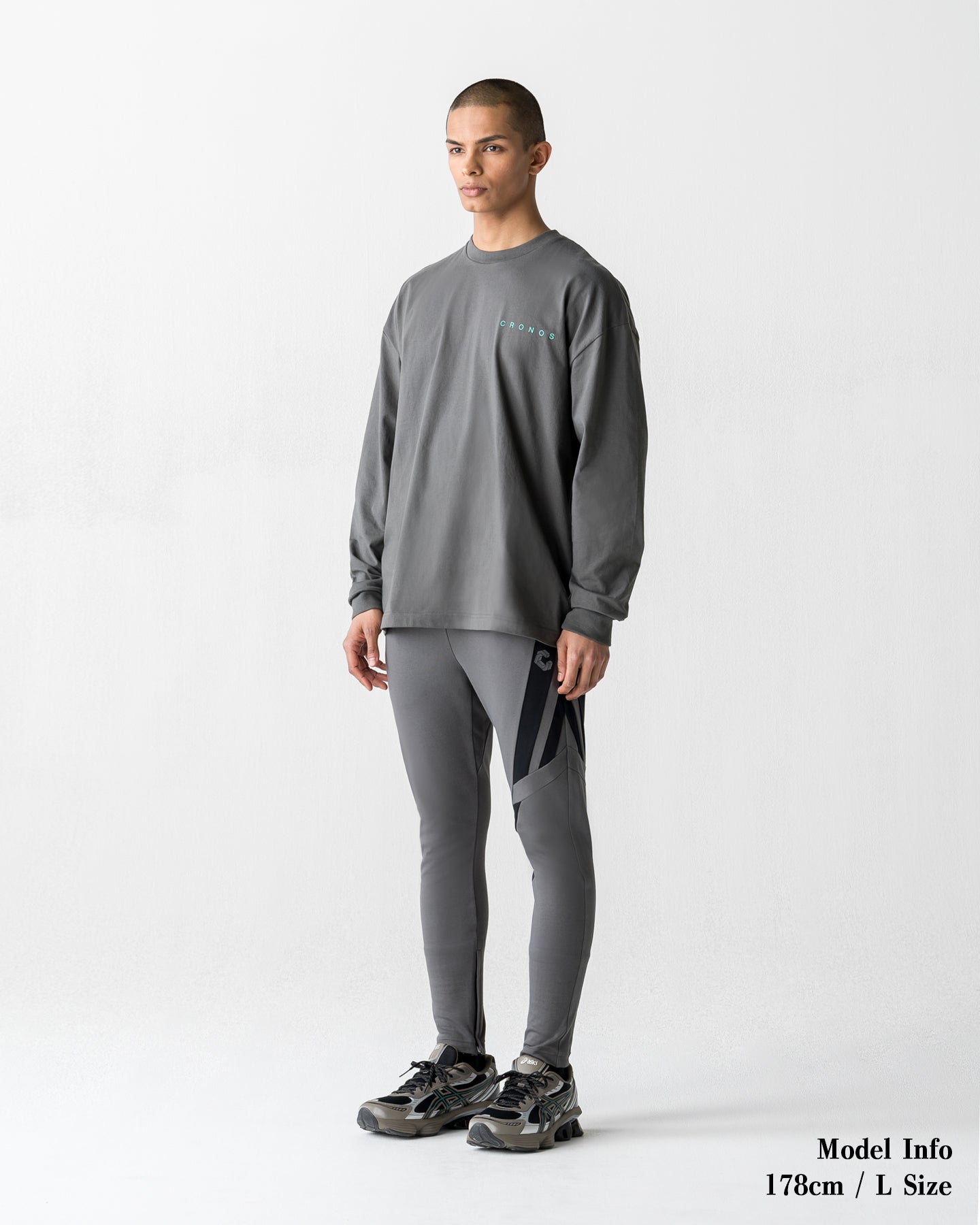 CRONOS BACK STATEMENT L/S TEE【GREIGE】 CRONOS BACK STATEMENT L/S TEE【D.GRAY】