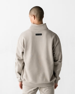 CRONOS SCRIPT HALF ZIP 【GREIGE】
