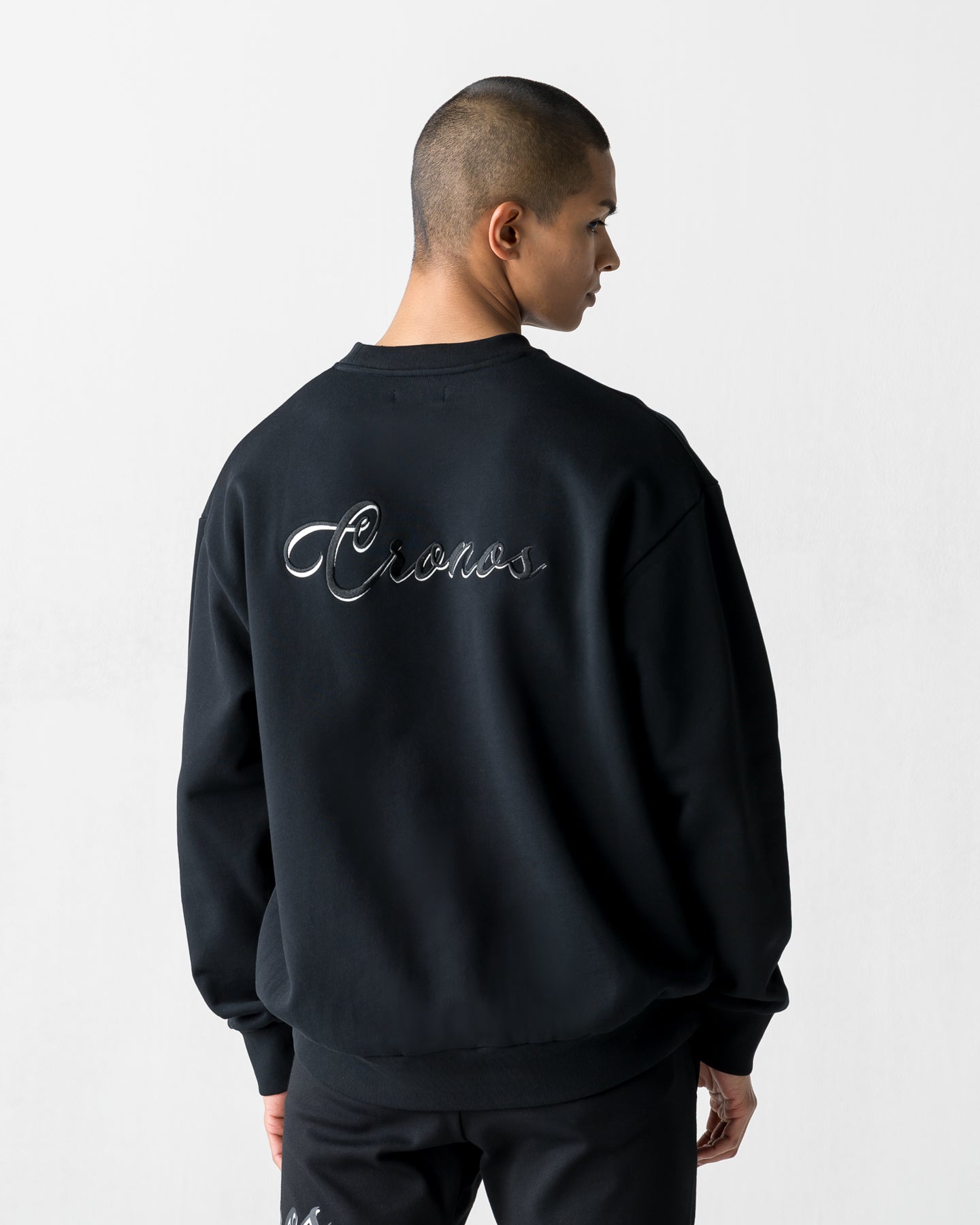 トップス CRONOS logo pullover Parker BLACK CRONOS BLACK Utility Nylon Pullover【BLACK】