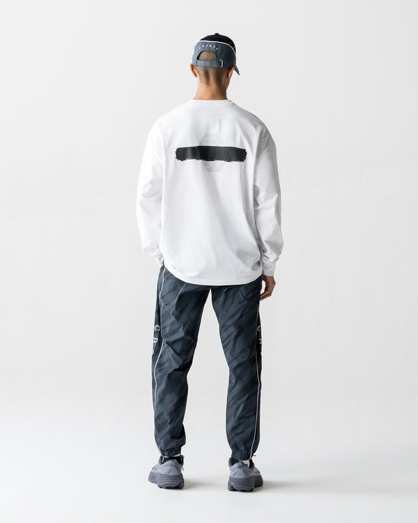 CRONOS PAINT STROKE L/S TEE【WHITE】