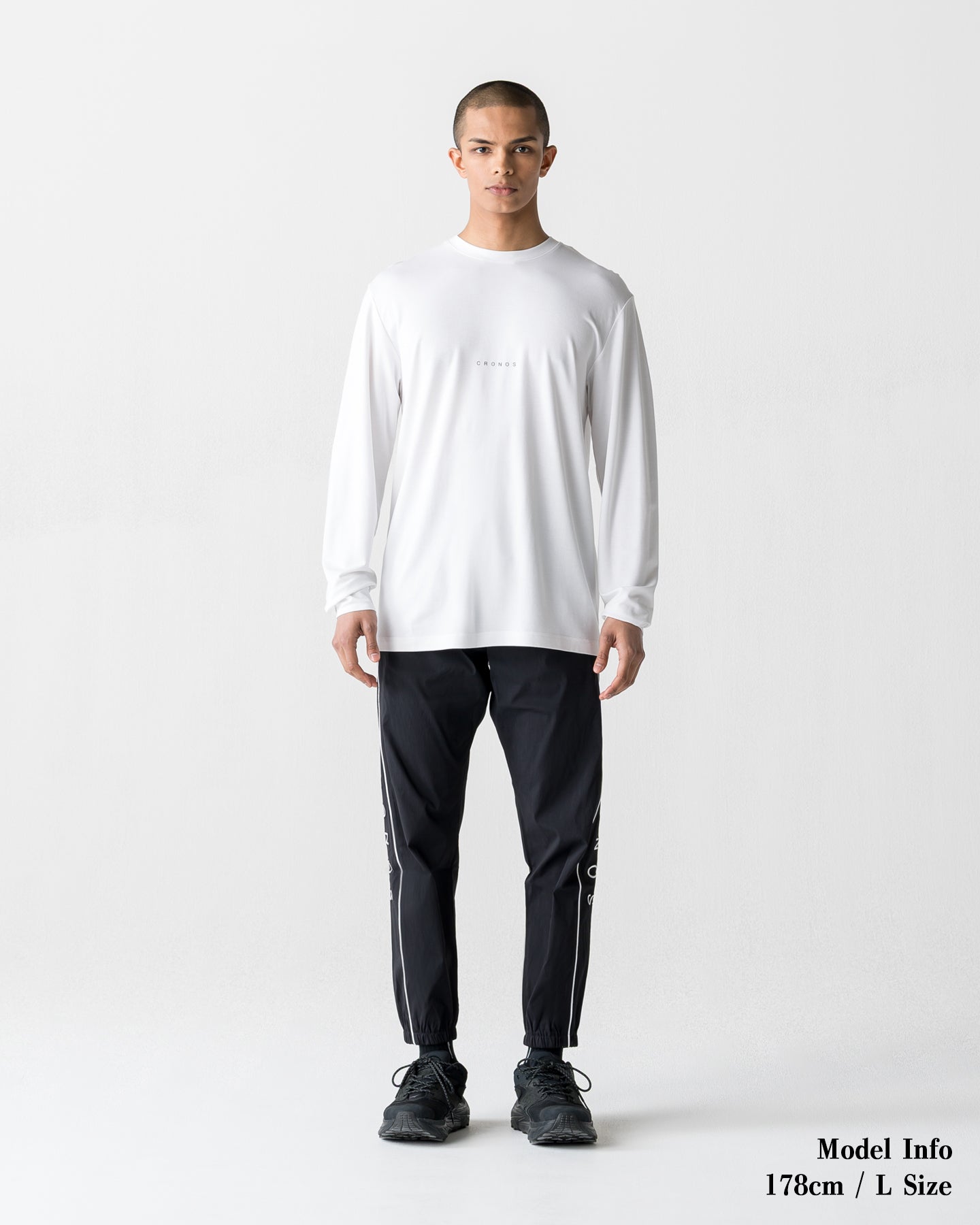 CRONOS BOLD BACK LOGO REGULARFIT T-SHIRT【WHITE】