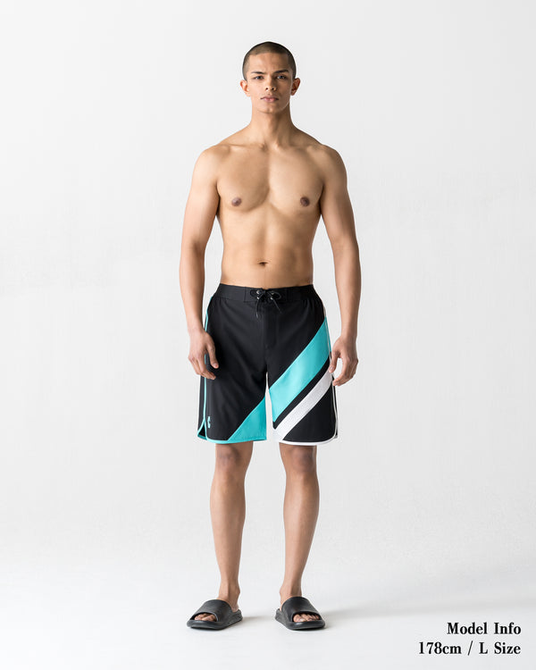 CRONOS ONE FLOW COMPETITION SHORTS【BLACK×T.BLUE】