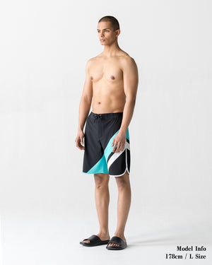 CRONOS ONE FLOW COMPETITION SHORTS【BLACK×T.BLUE】