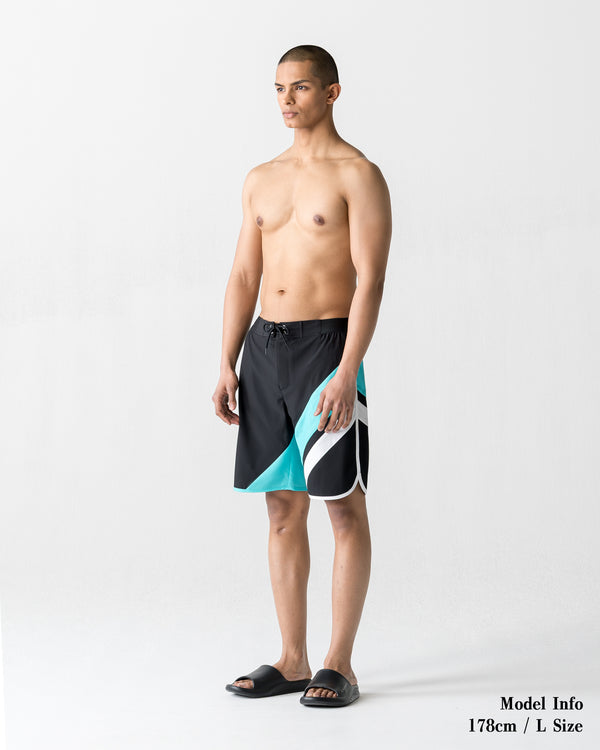 CRONOS ONE FLOW COMPETITION SHORTS【BLACK×T.BLUE】