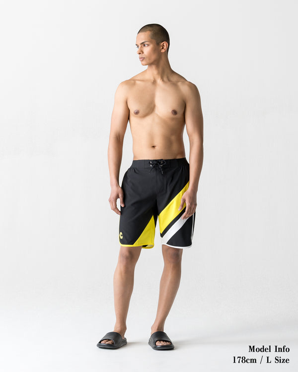 CRONOS ONE FLOW COMPETITION SHORTS【BLACK×YELLOW】
