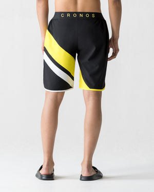 CRONOS ONE FLOW COMPETITION SHORTS【BLACK×YELLOW】