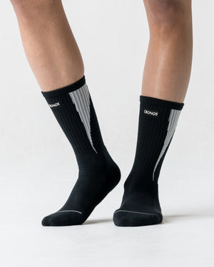 CRONOS MINI BOX LOGO SOCKS【BLACK】