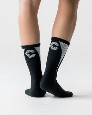 CRONOS MINI BOX LOGO SOCKS【BLACK】