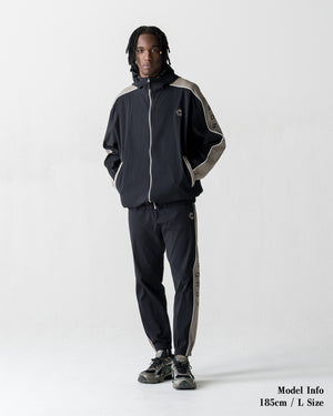 CRONOS VISION PIPING PANTS【BLACK×TAUPE】