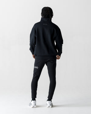 CRONOS SCRIPT HALF ZIP 【BLACK】