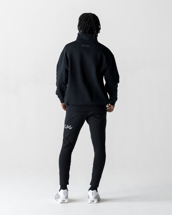 CRONOS SCRIPT HALF ZIP 【BLACK】