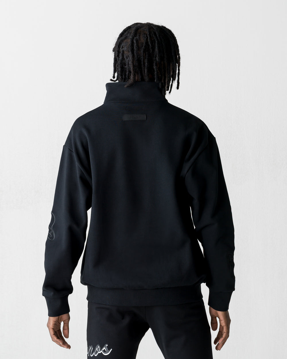 CRONOS SCRIPT HALF ZIP 【BLACK】