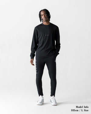 CRONOS BOLD BACK LOGO REGULARFIT T-SHIRT【BLACK×SILVER】