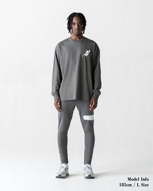 CRONOS PAINT STROKE SKINNY PANTS【D.GRAY】