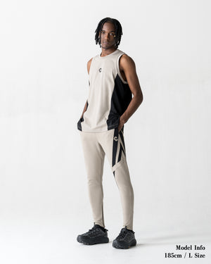 CRONOS ACTIVE FLOW SKINNY PANTS【GREIGE】