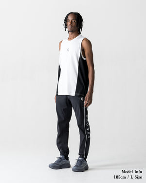 CRONOS SPLIT  LOGO SLEEVELESS【WHITE】