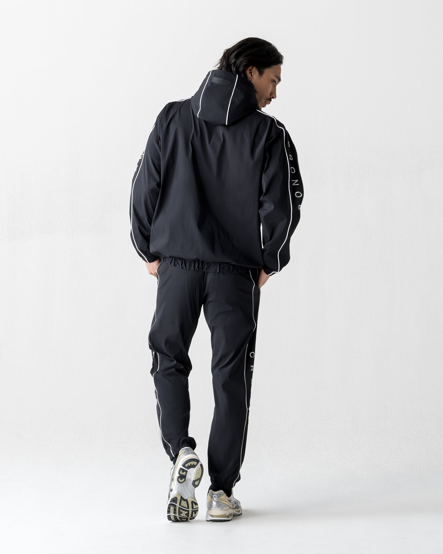 CRONOS VISION PIPING PANTS【BLACK】