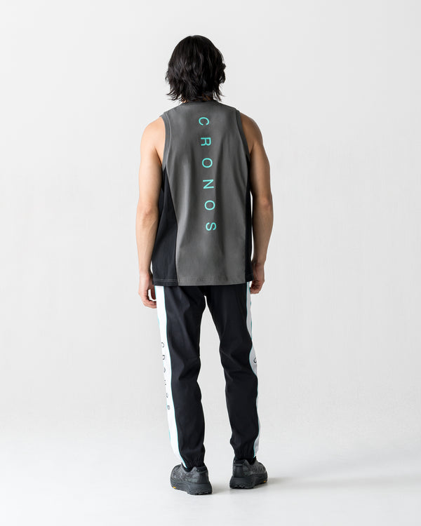 CRONOS SPLIT  LOGO SLEEVELESS【D.GRAY】