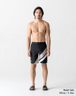 CRONOS ONE FLOW COMPETITION SHORTS【BLACK×GREIGE】