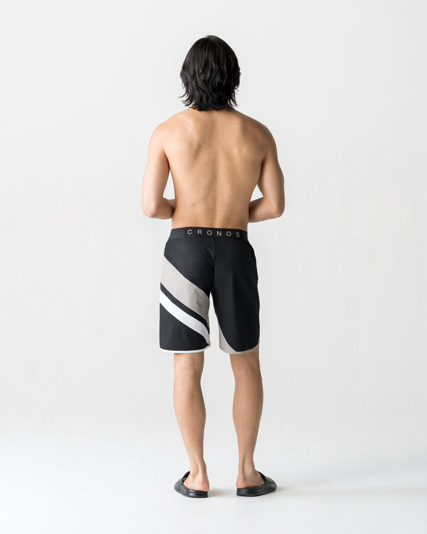 CRONOS ONE FLOW COMPETITION SHORTS【BLACK×GREIGE】