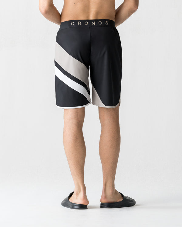 CRONOS ONE FLOW COMPETITION SHORTS【BLACK×GREIGE】