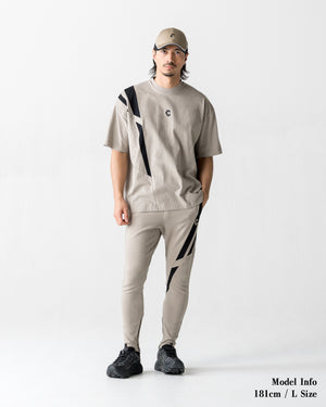 CRONOS ACTIVE FLOW SKINNY PANTS【GREIGE】