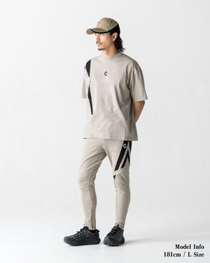 CRONOS ACTIVE FLOW SKINNY PANTS【GREIGE】