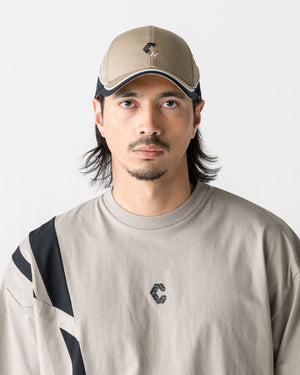 CRONOS BICOLOR PANEL BRIM CAP [GREIGE]