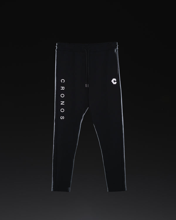 CRONOS ACTIVE SLIM Long Pants【BLACK×SILVER】